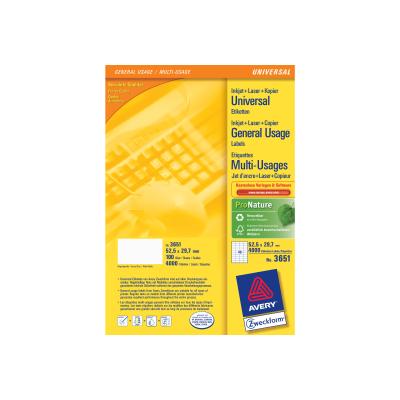 Avery Labels 52,5 x 29,7mm A4 (3651)