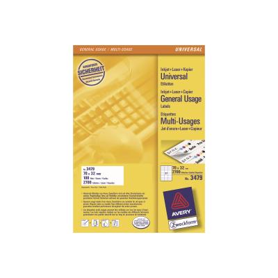 Ετικέτες Avery 70 x 32mm A4 (3479)