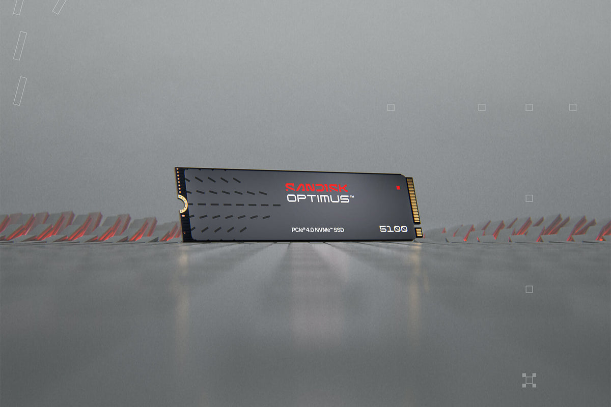 Sandisk Optimus 5100 1 TB (schwarz, PCIe 4.0 x4, NVMe M.2 2280)