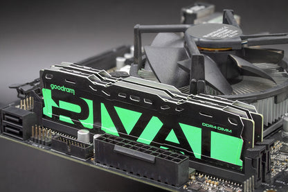 Goodram *DDR4 Rival Radiant 32GB (1*32)/3200 CL16 Green memory module 1 x 32 GB 3200 MT/s 288-pin DIMM
