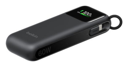 Belkin UltraCharge Smart Display Power Bank 11,000mAh 60W — Black (BPB041hqBK)