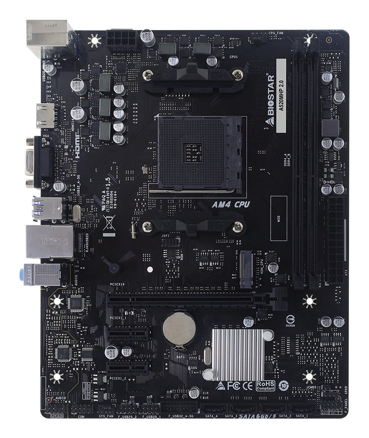 Biostar A520MHP motherboard AMD A520 Socket AM4 micro ATX