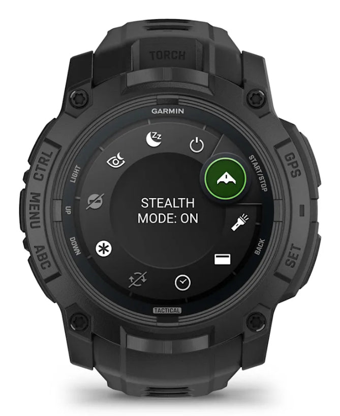 Garmin Instinct 3 Tactical Edition 3.3 cm (1.3") AMOLED 50 mm Digital 416 x 416 pixels Black GPS (satellite)