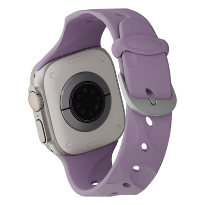 Decoded Silicone Ares Splice Strap for 44/46/49mm Watches in Purple Haze