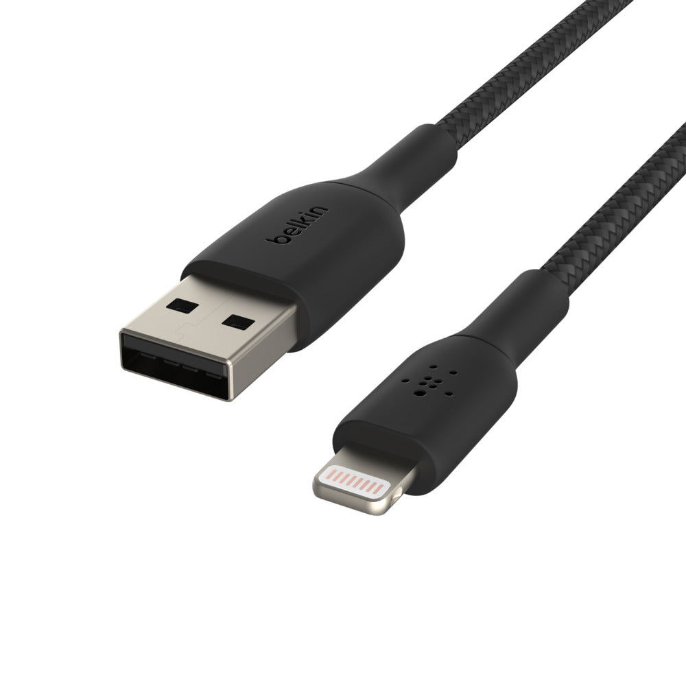 Belkin Lightning Cable 1m, coated, mfi cert, black