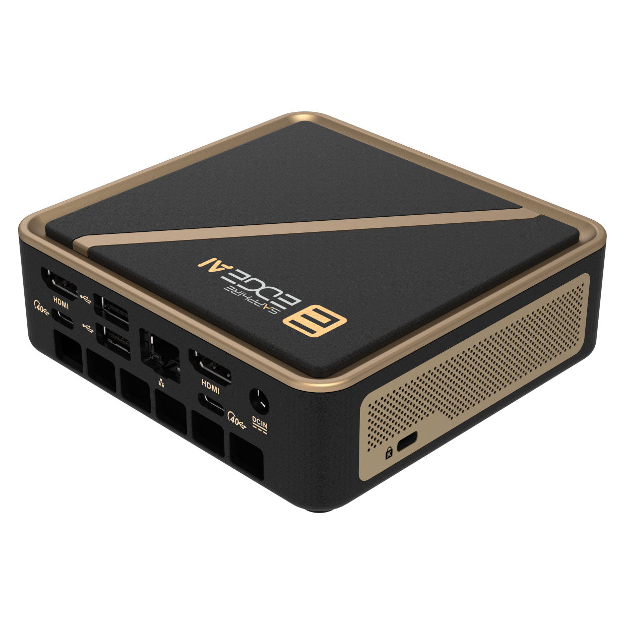Sapphire EDGE AI 370 Barebone                      DDR5 HDMI