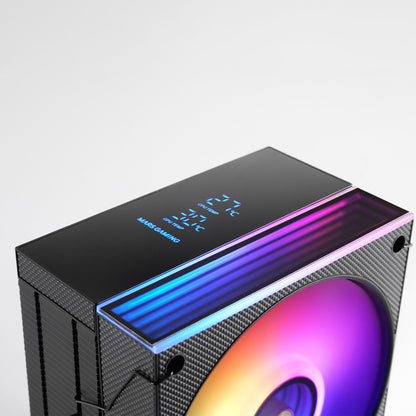 Ψύκτρα Επεξεργαστή Mars Gaming MCPU-LCD με Αερόψυξη 12 εκ. Μαύρη 1 τεμ.