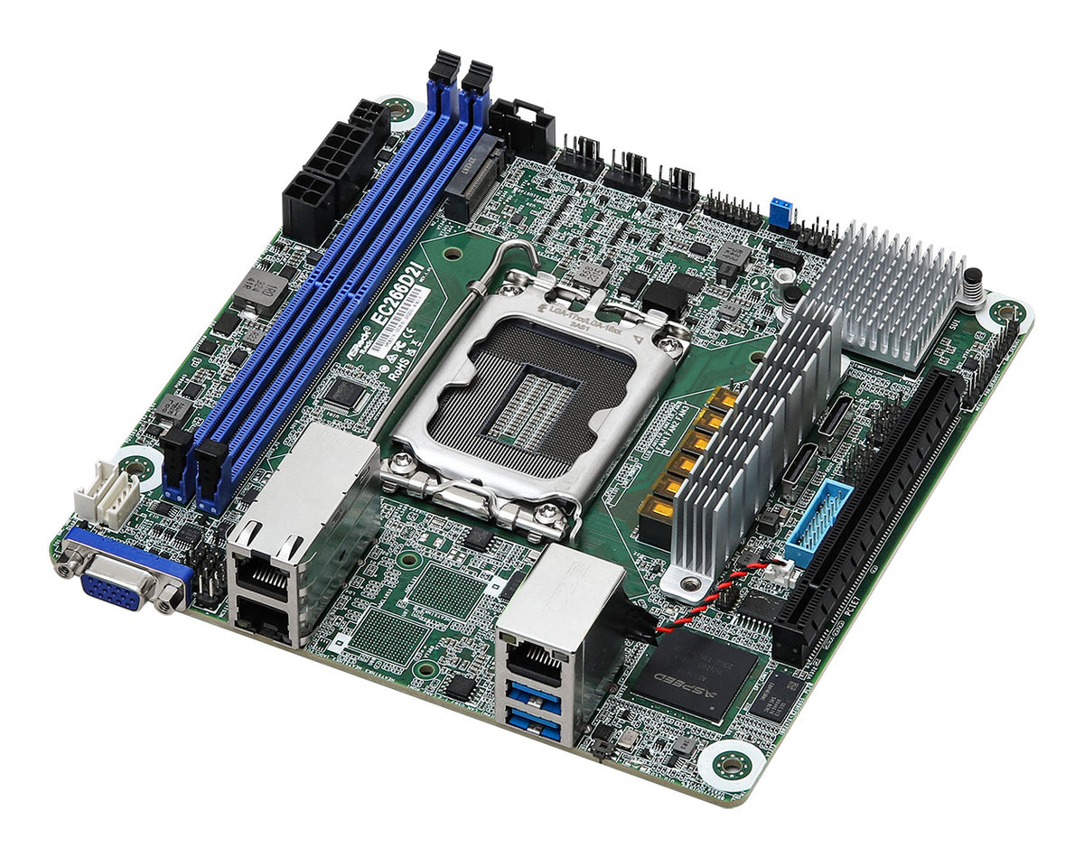 Asrock EC266D2I Intel C266 LGA 1700 Mini ITX Motherboard