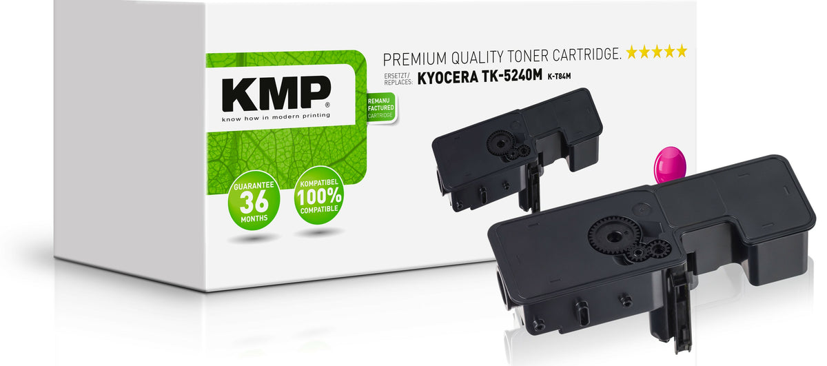 KMP Toner Kyocera TK-5240M / TK5240M Magenta 3000 S. K-T84M Remanufactured