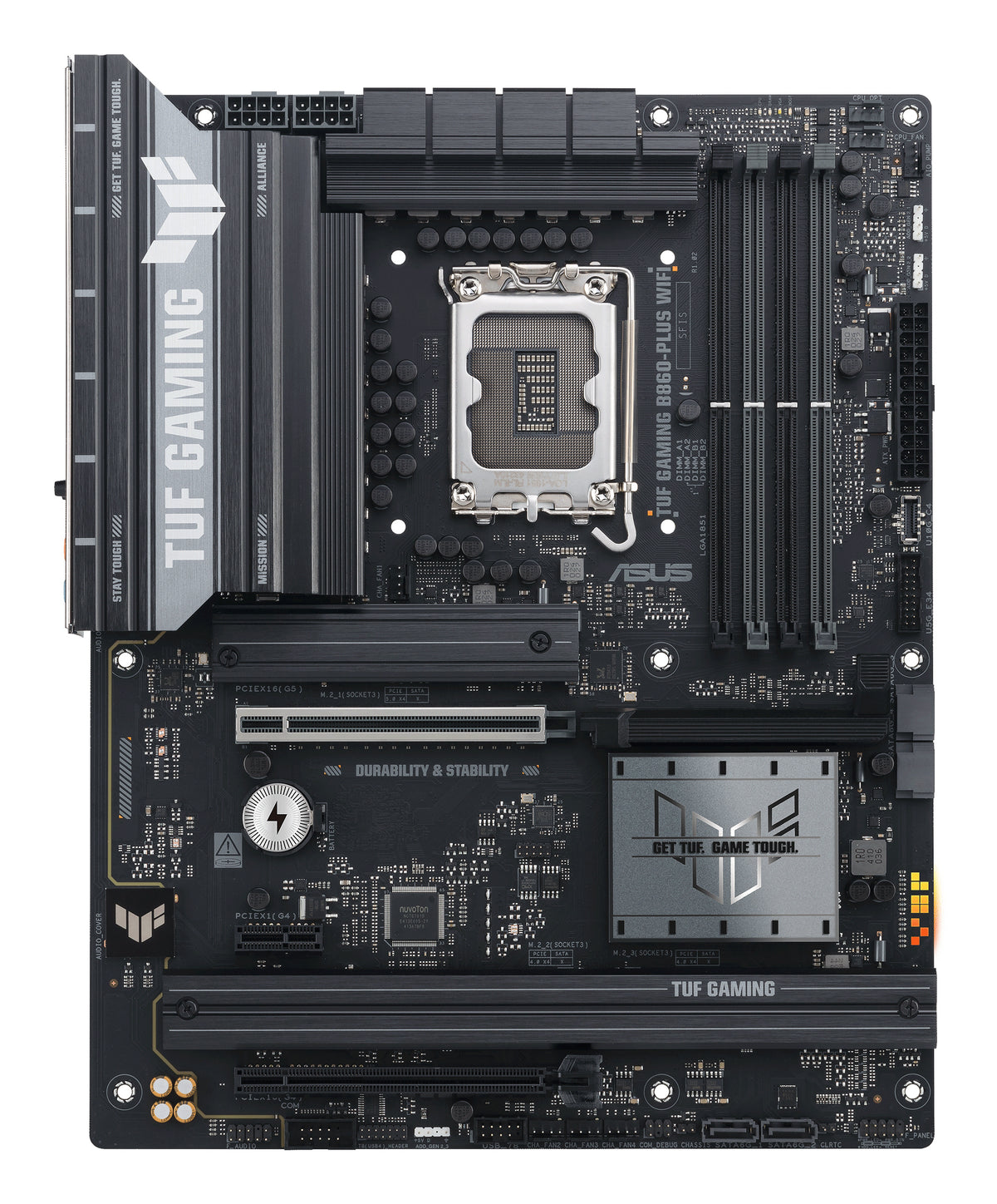 ASUS TUF GAMING B860-PLUS WIFI Intel B860 LGA 1851 (Socket V1) ATX Motherboard