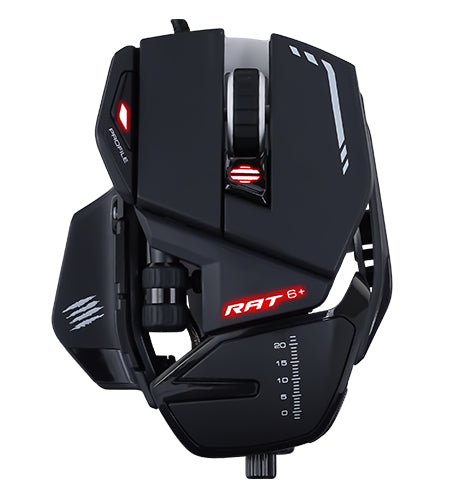 Ποντίκι Mad Catz R.A.T. 6+ για δεξιόχειρες, USB Τύπου Α, οπτικό, 12000 DPI
