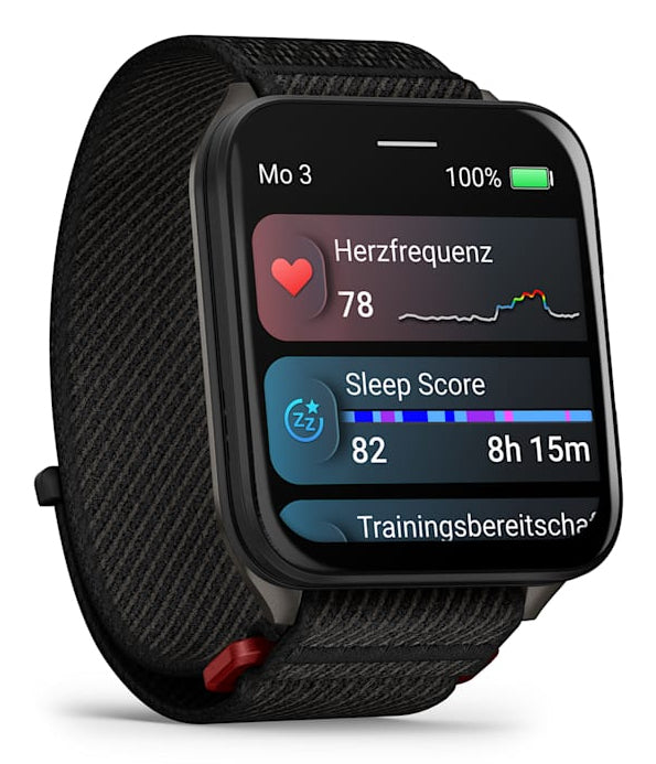 Garmin Venu X1 5.08 cm (2") AMOLED Digital 448 x 486 pixels Touchscreen Black Wi-Fi GPS (satellite)