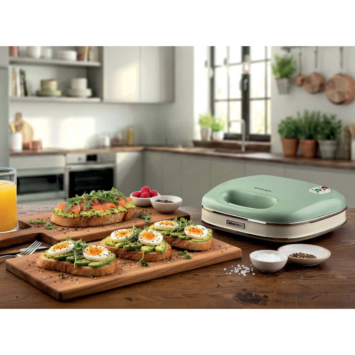 Ariete Vintage Sandwich Maker — Green