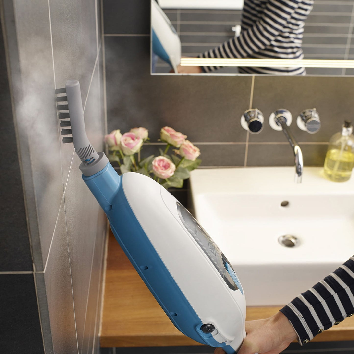 Ατμοκαθαριστής Black & Decker 5 σε 1 FSMH13E5 Μπλε, Λευκός