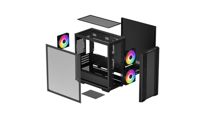 DeepCool CC360 ARGB Mini Tower Black