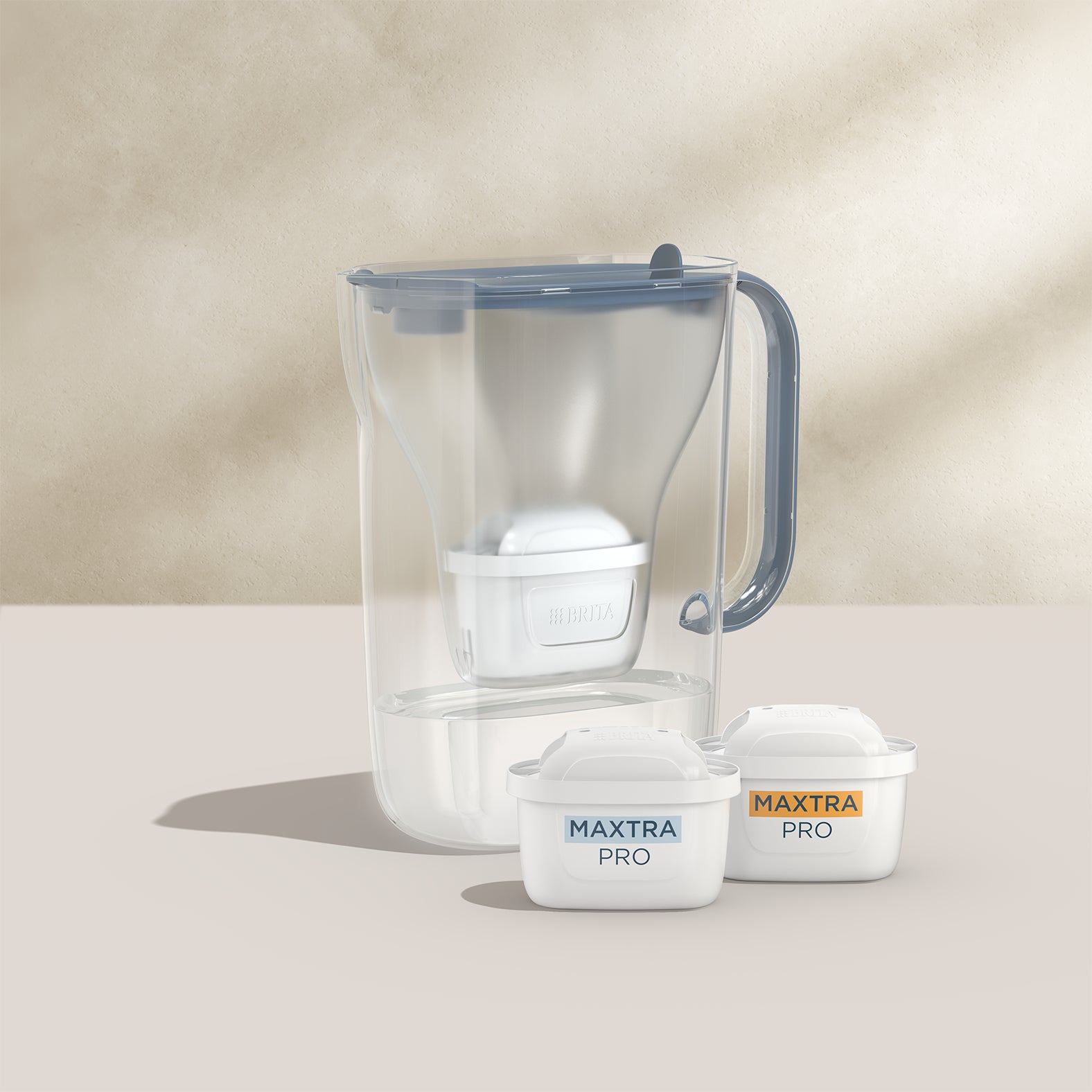 Brita Style Essential Stone Blue including 1x MXPRO PP & 1x MXPRO EK