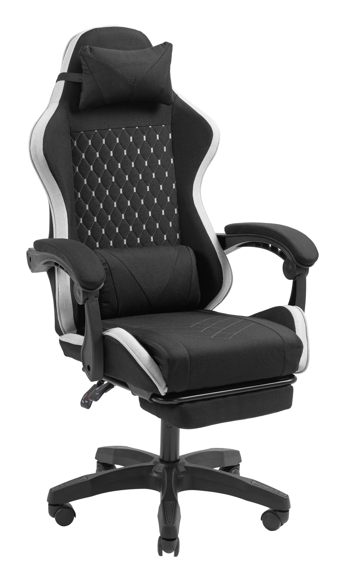 Mars Gaming MGC-X Fabric PC gaming chair Padded seat Black, White