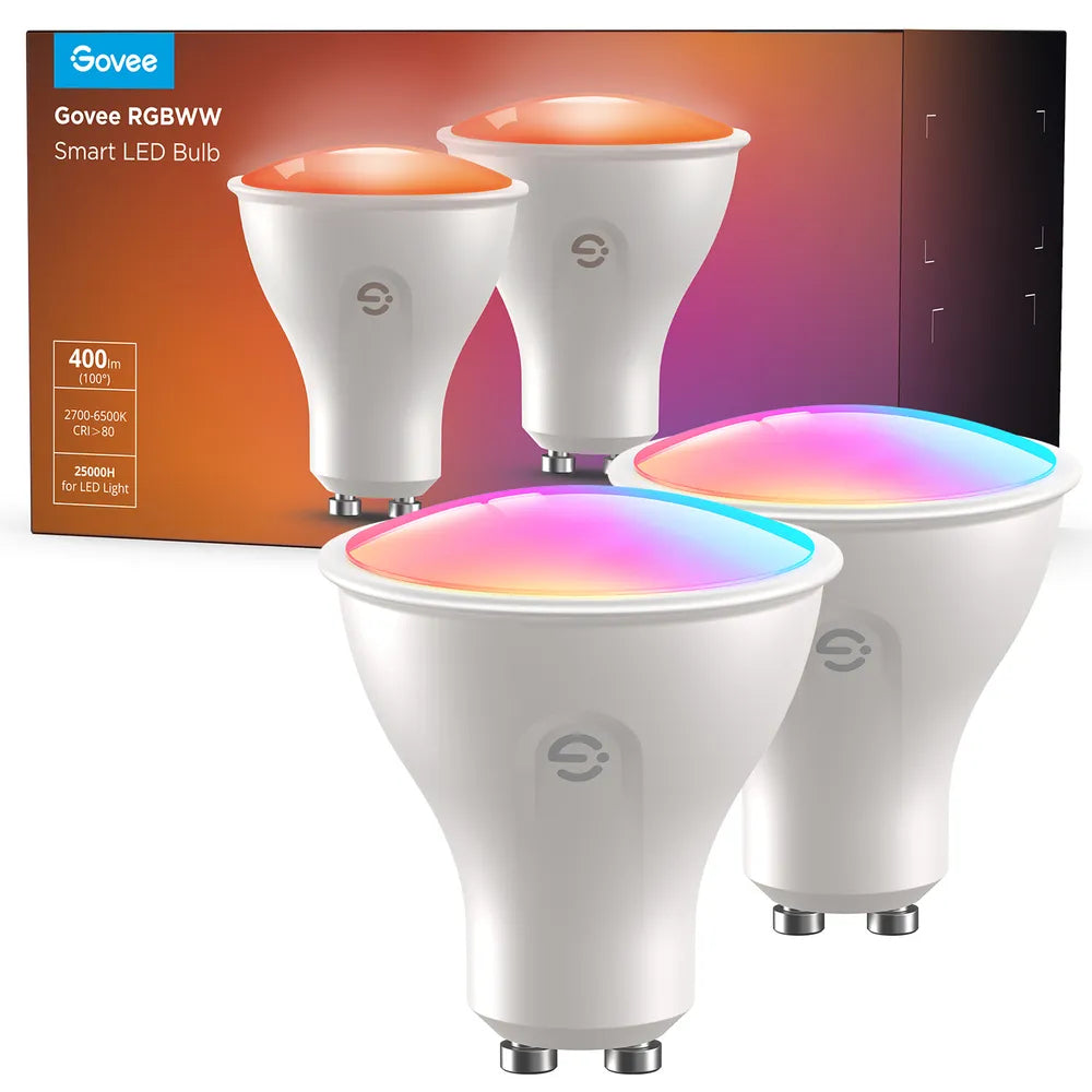 Govee RGBWW Smart Light Bulb GU10 (2-Pack)