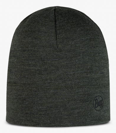 BUFF Merino Midweight Beanie — Solid Bark Cap.