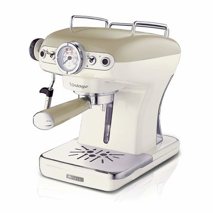 Ariete Vintage Espresso Machine, beige