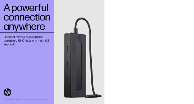 HP 4K USB-C Multiport Hub