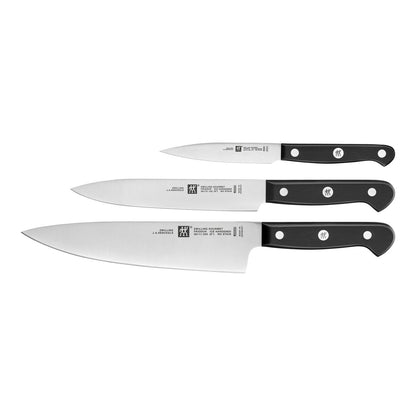 ZWILLING 36130-003-0 Σετ με 3 Μαχαίρια, Ανοξείδωτο Ατσάλι, Μαύρο, 34 x 14 x 3 εκ., 3 τεμάχια