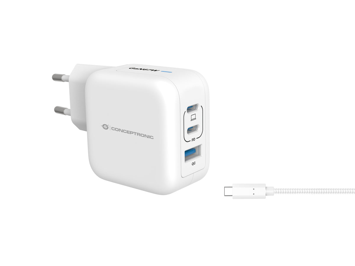 Conceptronic ALTHEA17W 3-Port 67W GaN USB PD Charger