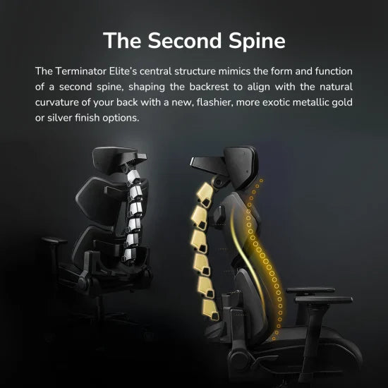 COUGAR Gaming Chair Terminator Elite Gold, Black