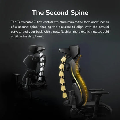 COUGAR Gaming Chair Terminator Elite Gold, Black