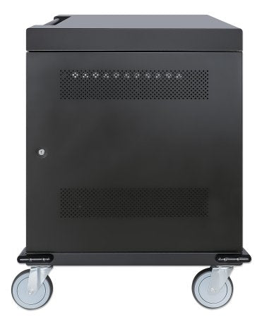 Manhattan 32-Bay Laptop Charging Cart/Trolley (EU AC Adapter) – Fits Laptops up to 15.6", iPads, MacBooks, Chromebooks
