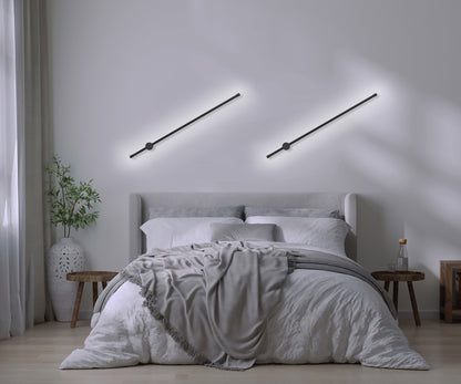 Activejet LED wall lamp AJE-HILTON Black NW