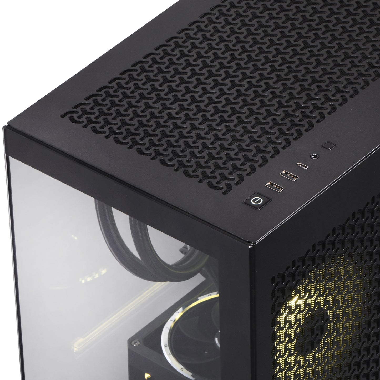 Υπολογιστής Actina 5901443413769 με επεξεργαστή AMD Ryzen™ 9 7900X, μνήμη 32 GB DDR5-SDRAM, αποθηκευτικό χώρο 2 TB SSD, κάρτα γραφικών NVIDIA GeForce RTX 5080, μαύρος Midi Tower