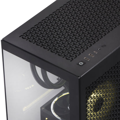 Υπολογιστής Actina 5901443413769 με επεξεργαστή AMD Ryzen™ 9 7900X, μνήμη 32 GB DDR5-SDRAM, αποθηκευτικό χώρο 2 TB SSD, κάρτα γραφικών NVIDIA GeForce RTX 5080, μαύρος Midi Tower