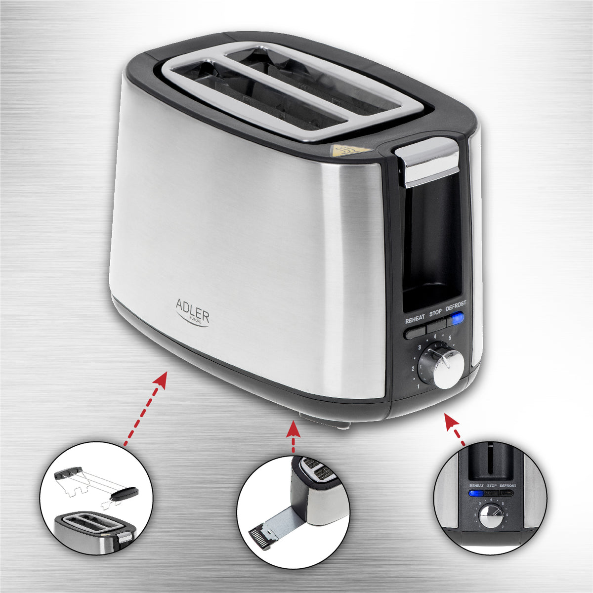 Adler AD 3214 toaster