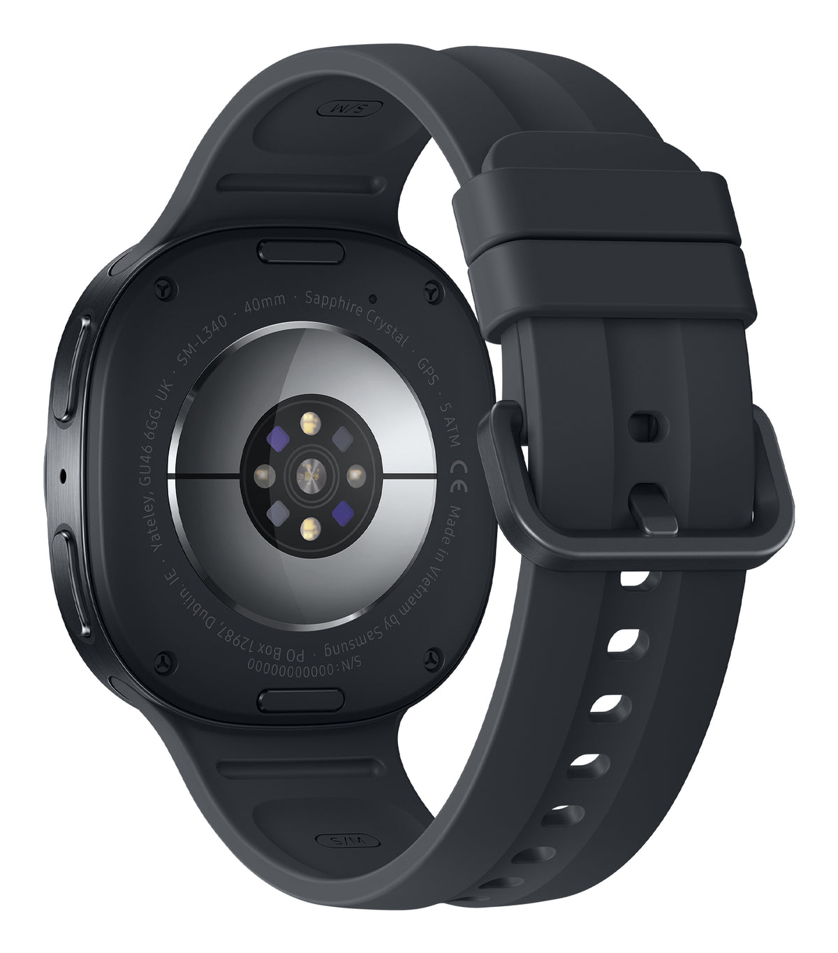 Samsung Galaxy Watch9 3.3 cm (1.3") AMOLED 40 mm Digital 438 x 438 pixels Touchscreen Graphite Wi-Fi GPS (satellite)