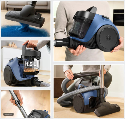 Bosch Serie 2 BGC05LBU2 vacuum 1.5 L Cylinder vacuum Dry 700 W Bagless