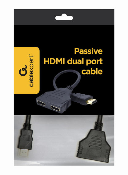 Καλώδιο HDMI Gembird DSP-2PH4-04 τύπου HDMI A (Κανονικό) 2 x τύπου HDMI A (Κανονικό) Μαύρο