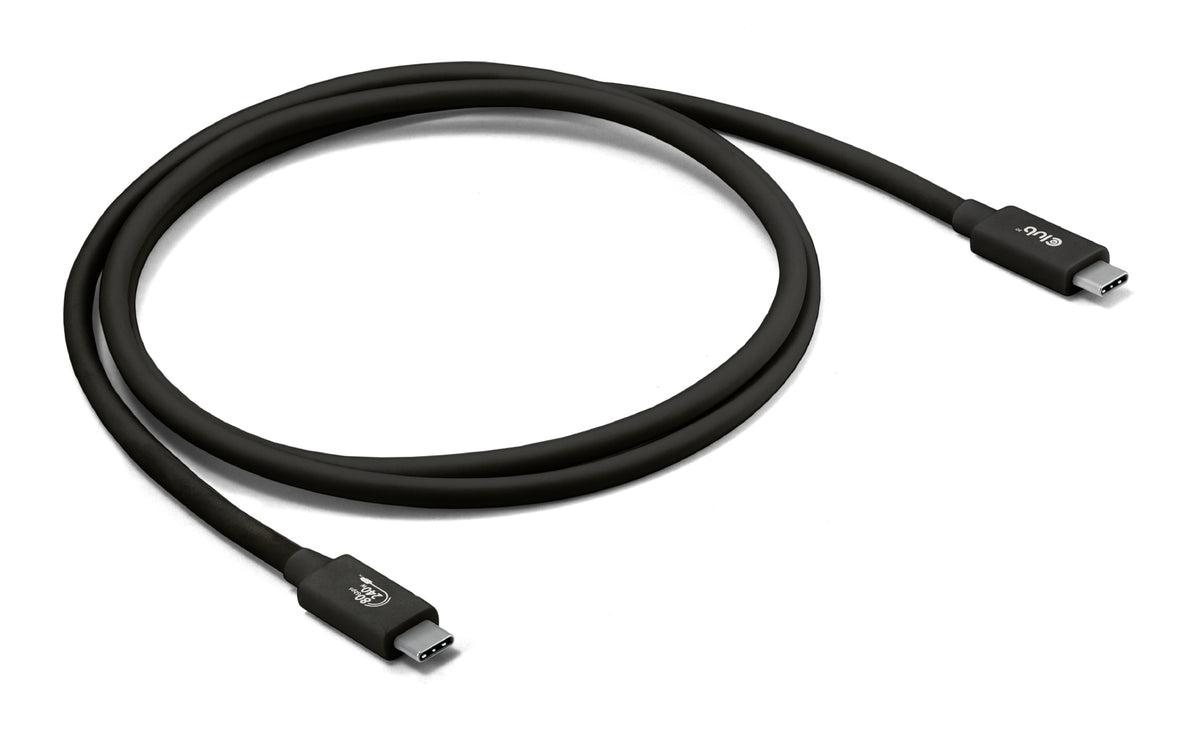 Club3D USB-C Cable 80Gbps Certified PD 240W / 8K 240Hz 1.2m St/St (Retail)