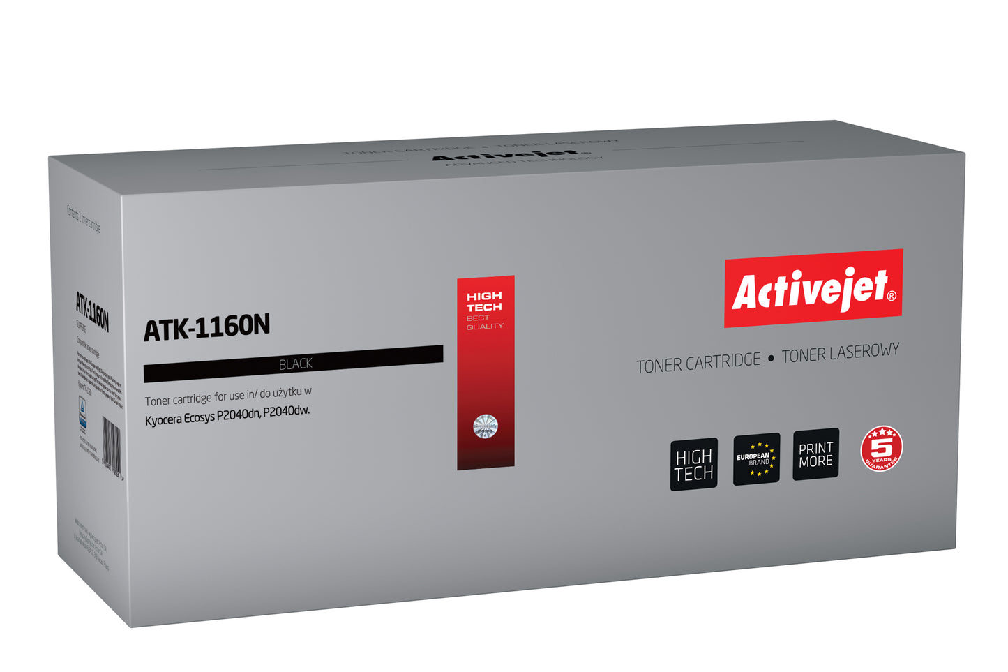 Activejet ATK-1160N Toner (replacement for Kyocera TK-1160; Supreme; 7200 pages; black)