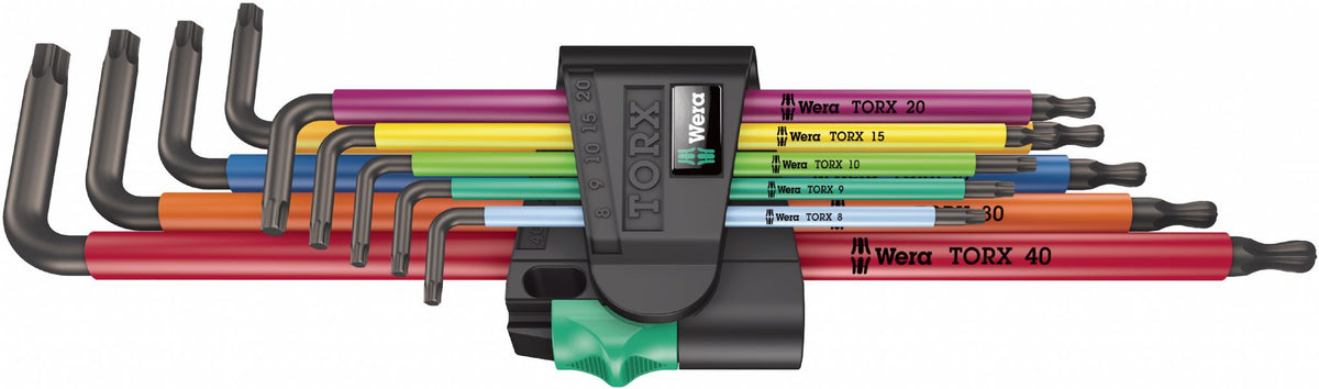 WERA 967/9 TX XL Multicolour 1-angle wrench set
