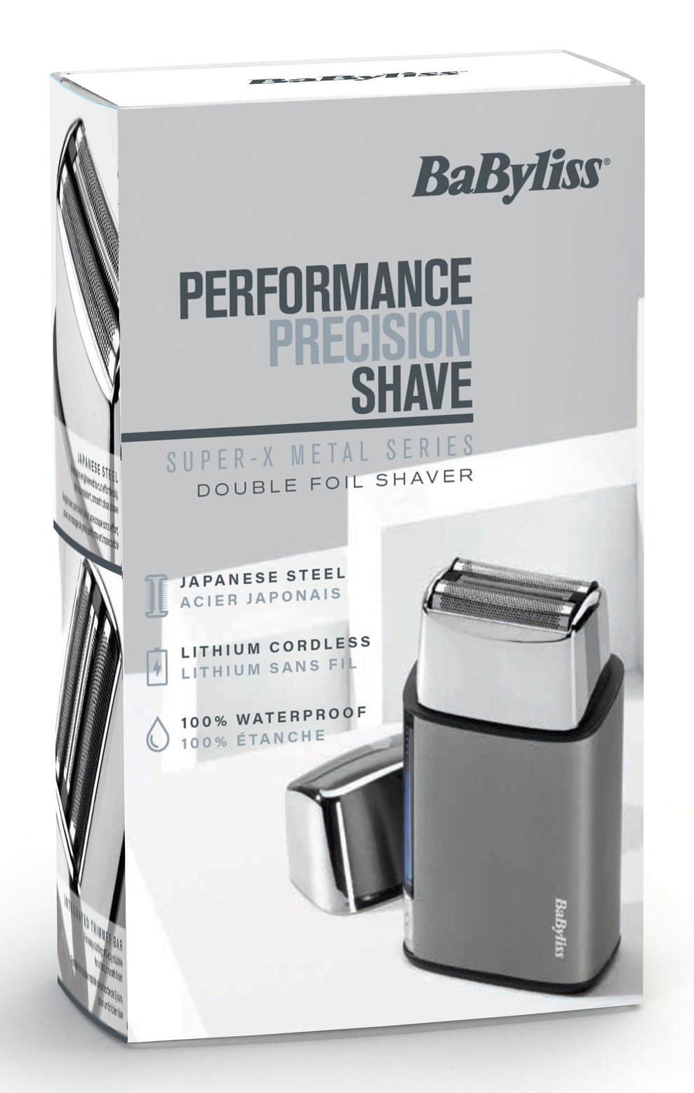BaByliss Super-X Foil shaver Trimmer Silver