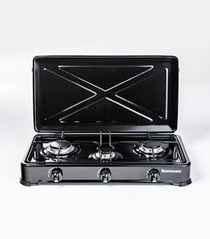 Countertop Hob Gas Ravanson K-03TB [white; 3 zone(s)]