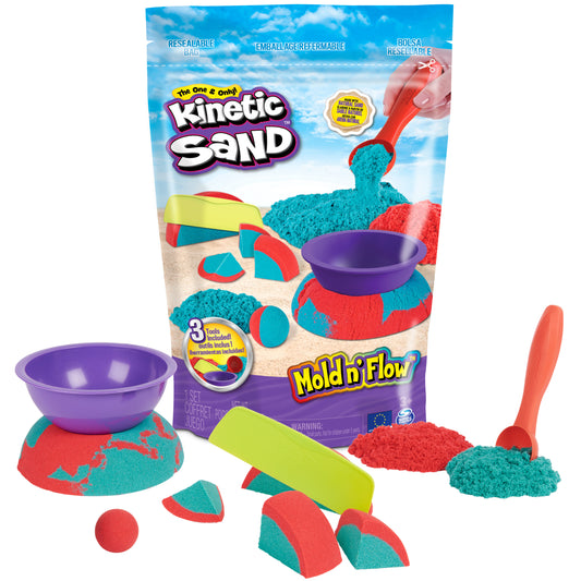 Kinetic Sand - Mold n’ Flow Set (680 Gramm Sand)