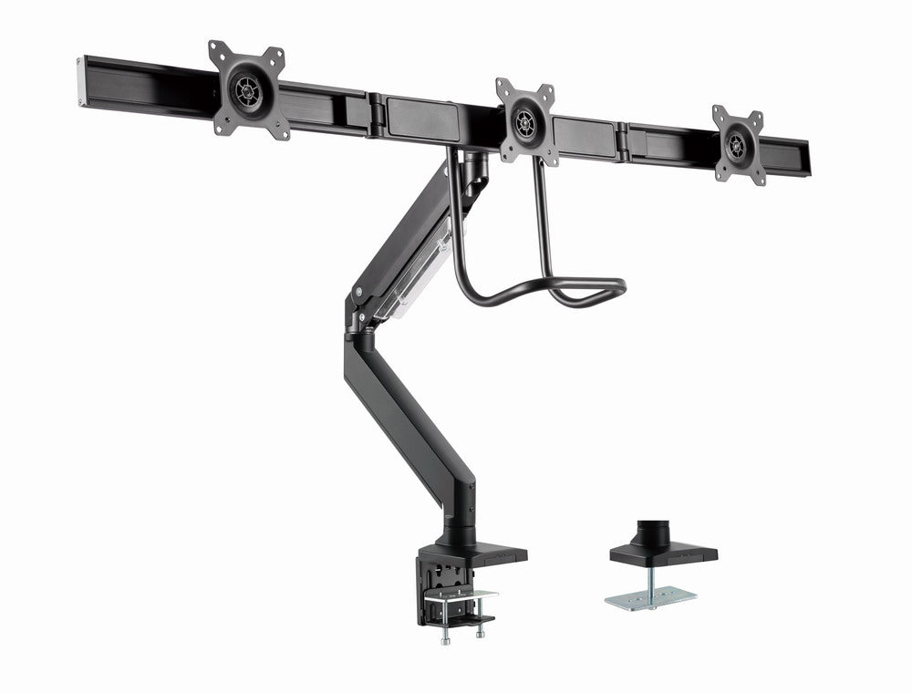 Gembird MA-DA3-03 monitor mount / stand 68.6 cm (27") Desk Black