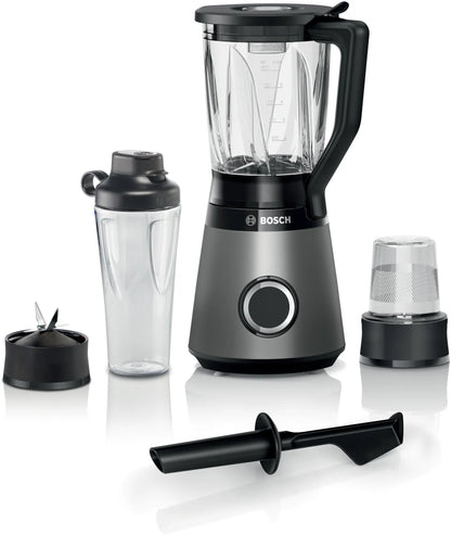 Bosch Serie 4 MMB6177S blender 1.5 L Tabletop blender 1200 W Black, Silver