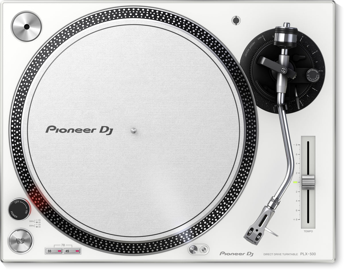 Pioneer PLX-500 Direct drive DJ turntable White