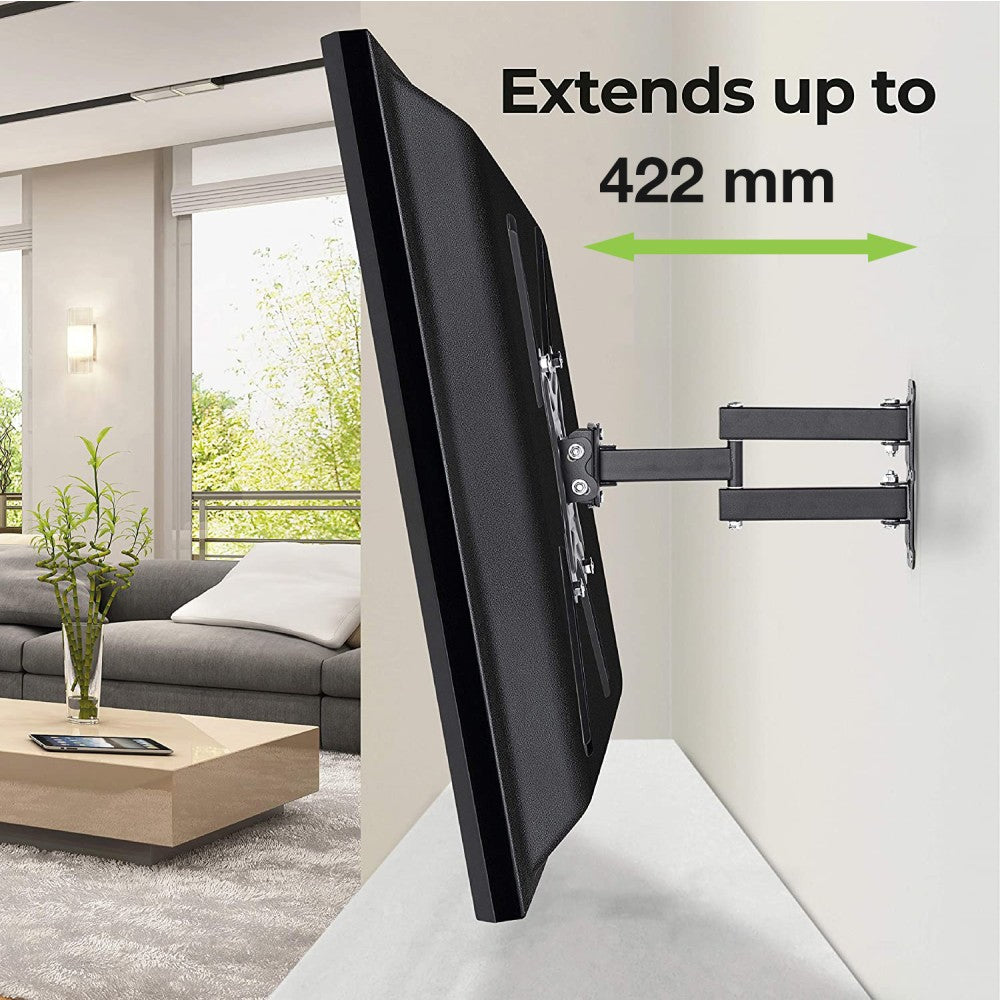 Techly Slim Wall Mount for 1 Display 32–55"