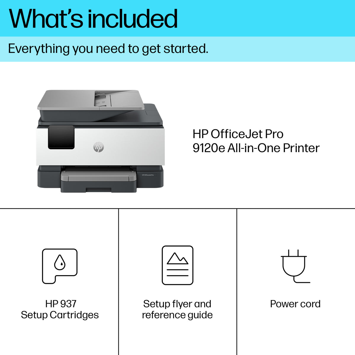 HP OfficeJet Pro 9120e All-in-One Printer Thermal inkjet A4 4800 x 1200 DPI 22 ppm Wi‑Fi