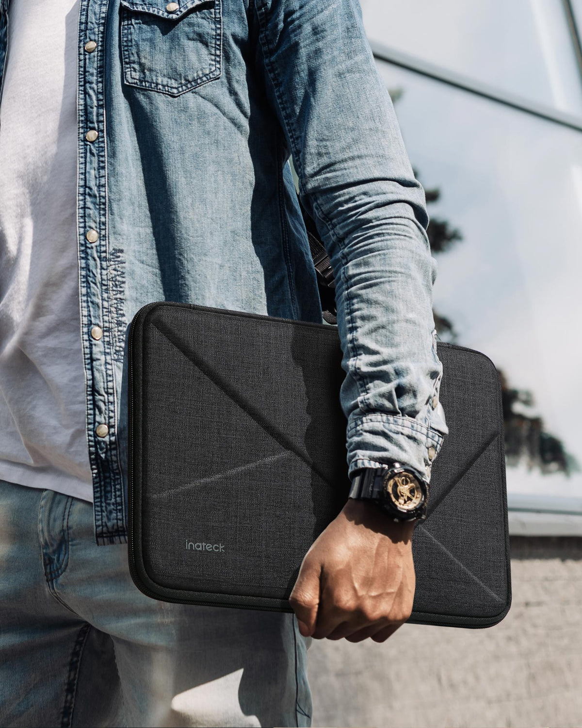 inateck Laptoptasche 13" mit Zubehörtasche LB01007-13_black