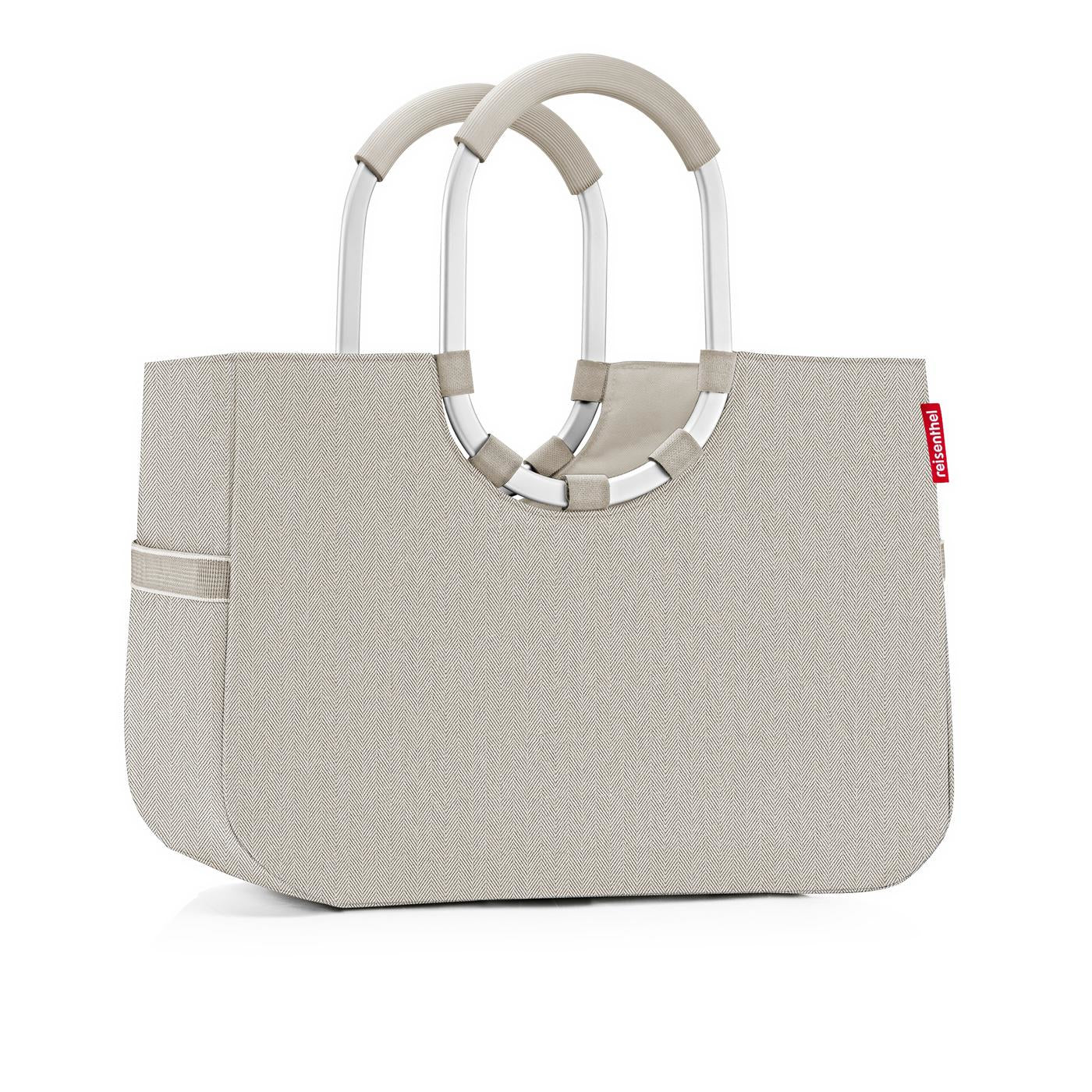 Reisenthel Loopshopper L herringbone sand